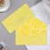 Envenue for money "Sweet life!" Soft's software, embossing, yellow, 9x19 cm