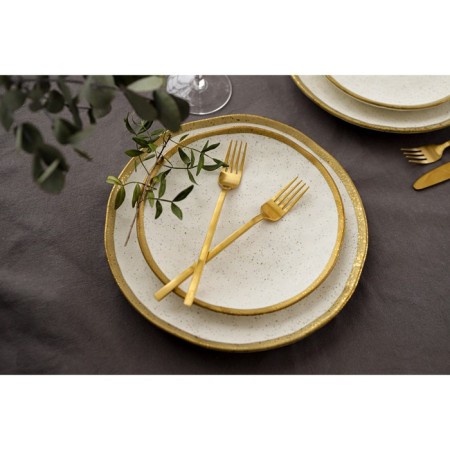 Porcelain Serving dish Magistro Poursephona, D = 24 cm, beige color-5