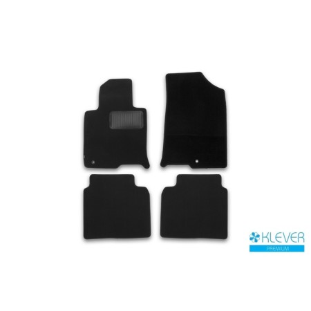 Rugs in the cabin Klever Premium Kia Optima 2016-2016, sed., 5 pcs. (textile)