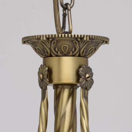 Aphrodite lamp, 3x60W E14, bronze 35x35x87 cm-11