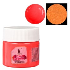 Acrylic luminescent paint (glowing in the dark), luxart lumi, 20 ml, red-orange, red-orange glow (TL6V20)