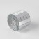 Mirror mosaic adhesive, 1 × 1 cm, 4 rows 4 cm × 1 m, silver glass