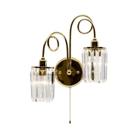 Bra CL330322 "Cindy", 2x60W E14, gold 17x38x40 cm