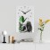 Carty clock is wall-mounted, interior "girl", 40 x 60 cm, on canvas, silent