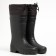 Male boots with insulation, black color, size 44