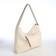 Women's bag with lightning, beige color