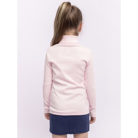 Turtleneck for girls, height 146 cm, pink color-4