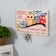 Wooden Key "Protect the House and Happiness in it" 6 hooks 25x15 cm