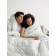 Bodyline blanket, size 140x205 cm, green color