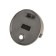 Hoping Lockland stop, with fasteners, d = 40 mm, h = 25 mm, bronze color