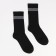 Women's socks are tall, black color, size 23