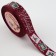 Atlase tape "New Year's Post", 25 mm, 23 ± 1 m, red color No. 33