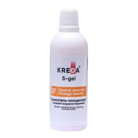 S-Gel food dye, universal "orange electro" 80 ml