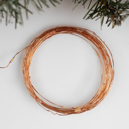 Garland "thread" 5 m Rosa, IP20, copper thread, 50 LED, glow of multi, 2 modes, AAH3-1