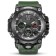 Watch is electronic watch, with an alarm clock, calendar, D-5.6 cm, L-20.5 cm, 3 atm, green