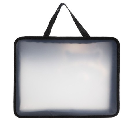 Folder with A4 handles, 330 x 260 x 75 mm, plastic, handle, calligrata "raccoon"-2