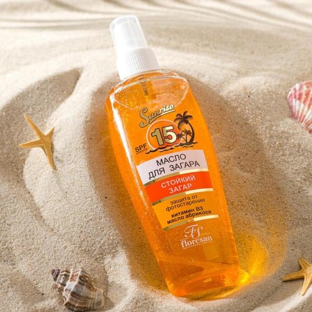 Zagar oil "Apricot nectar", with antioxidant effects, SPF 15, 135 ml
