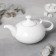 Teapot porcelain blanket Wilmax "Grace", 1.15 liters, white color
