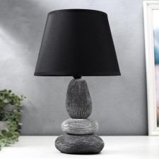 Table lamp 16446/1GR E14 40W gray-black 22x22x34 cm Risalux
