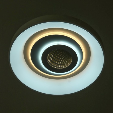 Causteen from the remote control 1905/1 LED 92W Dimmer white 47x47x10 cm Bayerlux-3