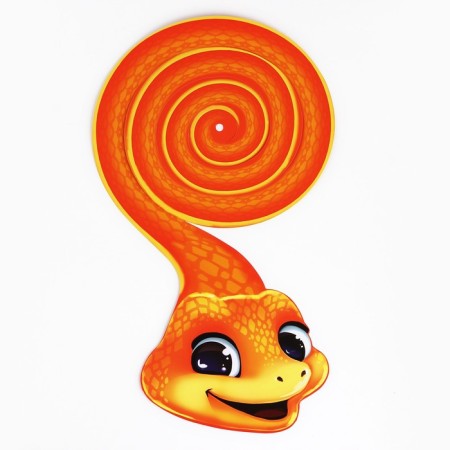 Christmas tree toy, suspension - spiral "Snake", 16 x 27 cm-1
