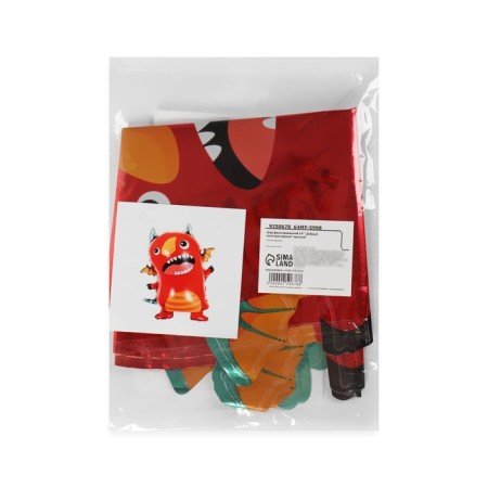 Foil ball 14 "Good Montrikon", Red-2