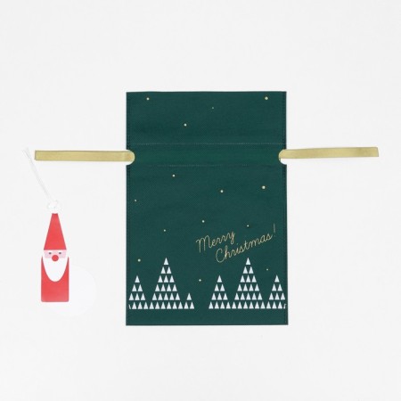 Gift bag "Magic Forest" green, 20 x 30 cm-3