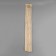 Metal zipper, No. 3, non -proceeding, automatic lock, 60 cm, beige color/nickel