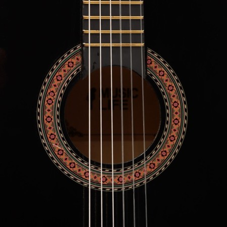 Classical guitar Music Life QD-H30Y, Black, 78 x 28 x 8 cm-2