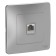 Computer outlet sE Blanca, RJ45, built -in, IP20, aluminum color, Blnis045003