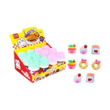 A set of figurines 8 pieces in a plastic box mix fast food