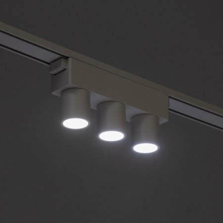 TRUKOL LOMK ULTRA "Three barrels" LED 6W 3000K-5700k CRI90 White 12.2x2.6x5.5 cm-2