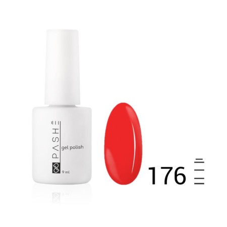 Color gel polish Pashe, No. 176 explosive amber, 9 ml