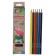Color pencils 6 colors Zoo, plastic, hexagonal