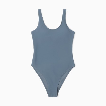 Swimsuit Women's Assigned plain minaku, gray color, size 46-4
