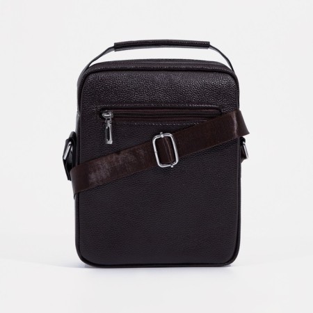 Male bag, brown color-4