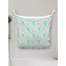 Organizer in a bathtub on the suction cups “Sweet Mermaid”, for storing toys and trifles, size 33x39 cm
