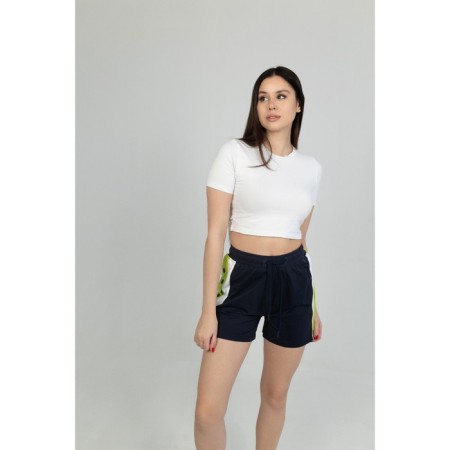 Women's shorts ise, size 50 cm, dark blue color-4