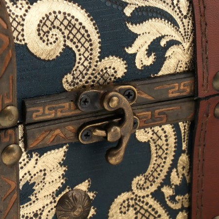Casket chest "Golden Chinese cucumbers" 20x15x15.5 cm-1