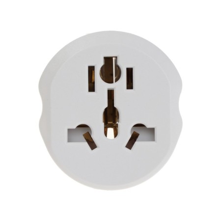 Universal adapter 16a, with salary, 220 V, white, flush in the outlet, 1 pc.-1
