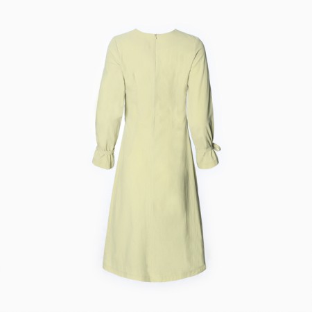 Women's dress minku: casual collection olive color, river 48-6