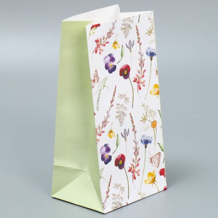 Gift package without pens "Flowers", 10 × 19.5 × 7 cm-1