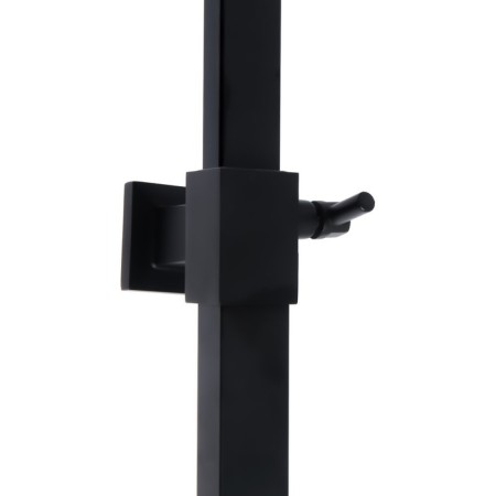 Showing system Accoona A83306F, one -leaf, thermostat, tropical shower, watering can, black-7