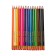 Pencils of 18 flowers "Kalyak-Malyak" washed, with an eraser, trihedral, plastic case