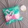 Decorative pillowcase "Ethel" Flamingo 40x40 cm, 100% p/e, velor