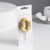 Candle for a cake on a shit "Fine", 5.5 cm, number "0", golden