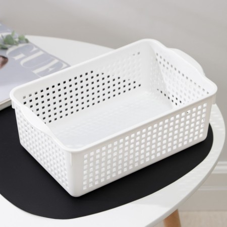 Loft storage basket, 3.8 l, 29.5 × 18.5 × 10.5 cm, white color-1