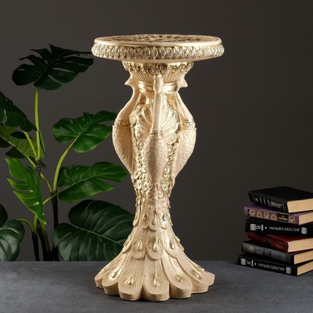 Figure - Standing "Peacocks" ivory, 68x35x35cm