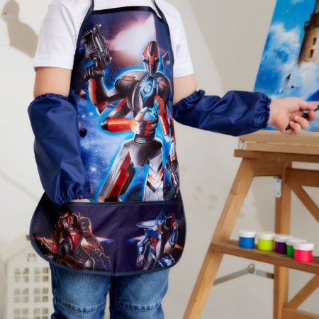 Apron with overshielders Children's Ethel "Robot", 49 x 39 cm-4