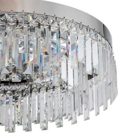 Ceiling Lamp Indigo, 12026/8c Chrome. 8x40W, E14, 620x620x190 mm, transparent color-2